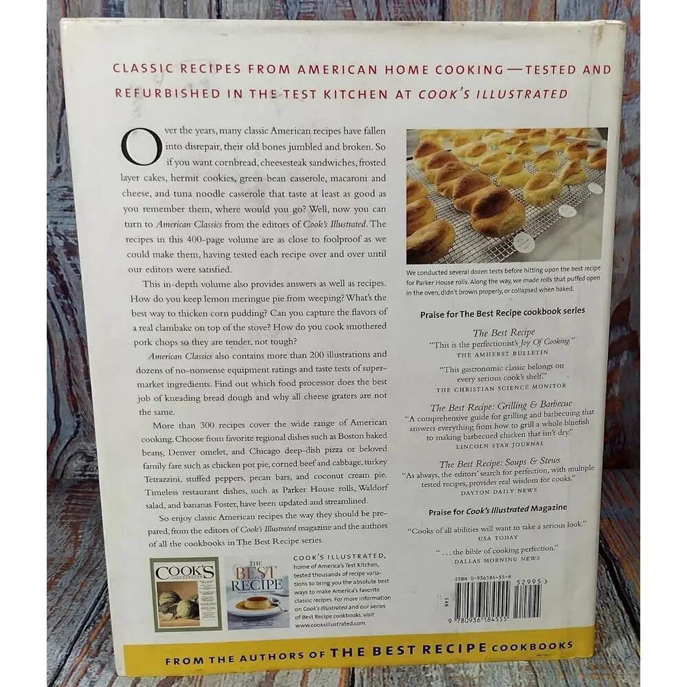 American Classics Cookbook by Cook's‎ Illustrated - First Edition